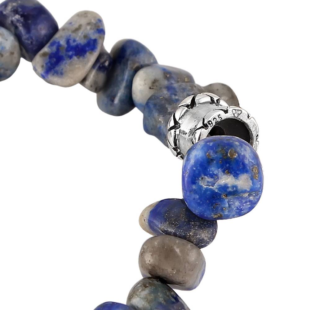 Kuzzoi Armband Beads Vintage | Lapiz Lazuli Steine (Blau) Bis zu 65% Rabatt