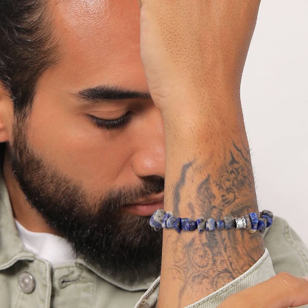 Kuzzoi Armband Beads Vintage | Lapiz Lazuli Steine (Blau) Bis zu 65% Rabatt