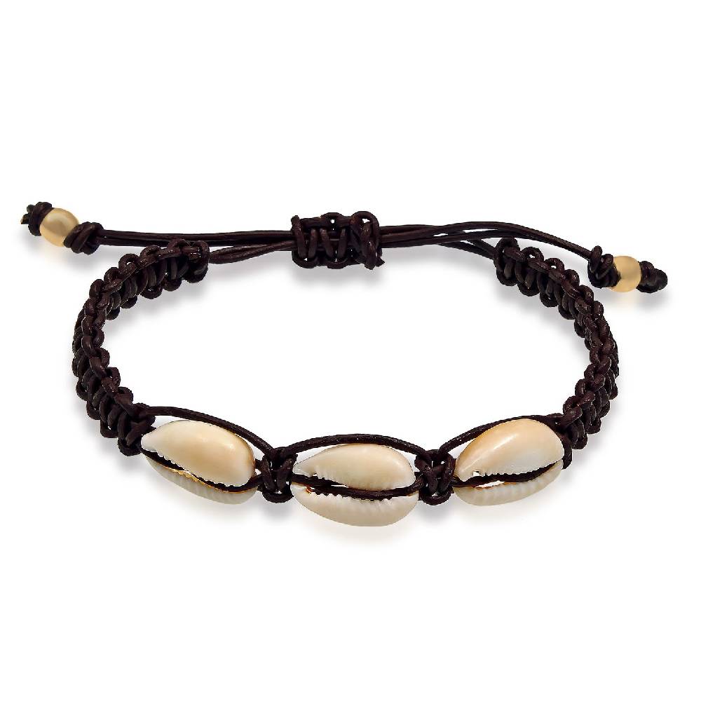 Kuzzoi Armband Muschel | Leder 50% Rabatt für begrenzte Zeit