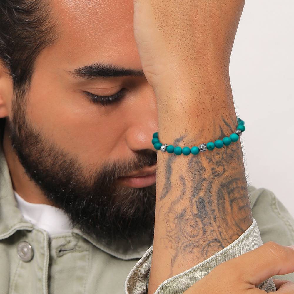 Kuzzoi Armband Beads | Howlith (Türkis) Große Rabatte