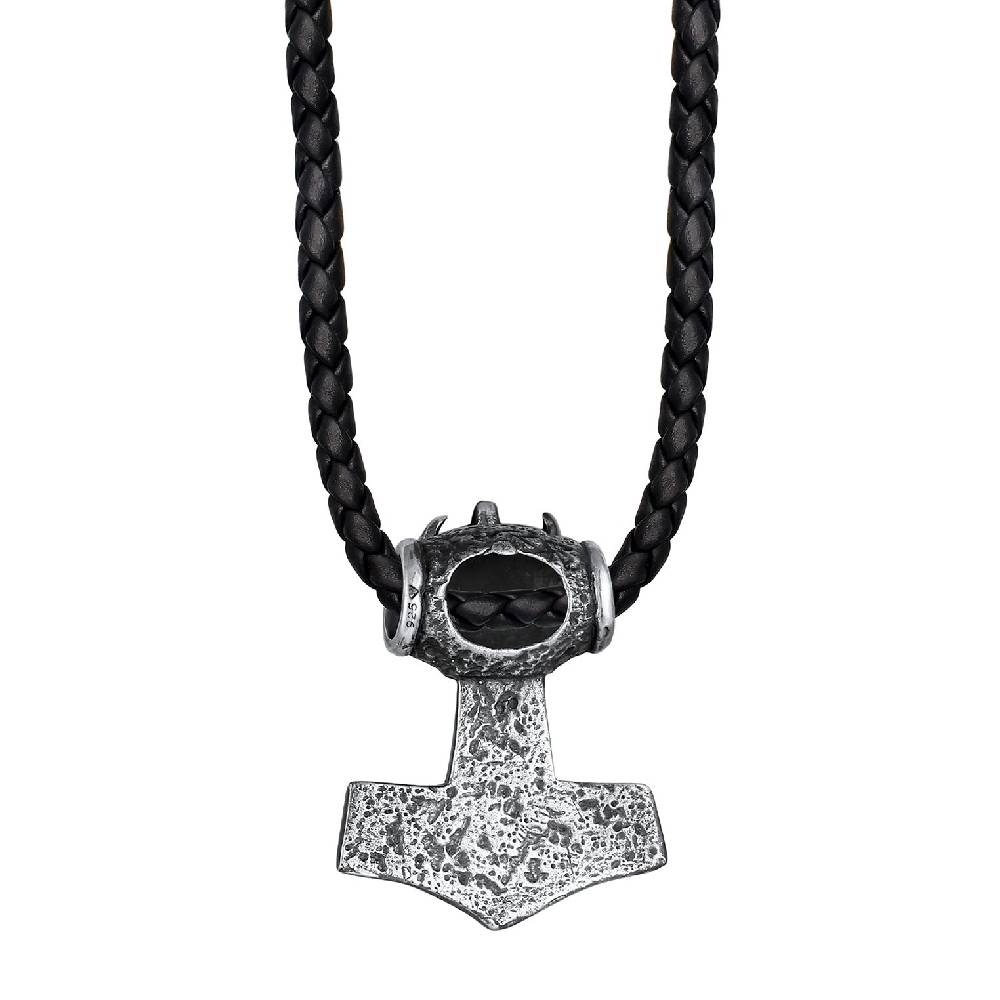 Kuzzoi Halskette Hammer | Leder Clearance-Verkauf