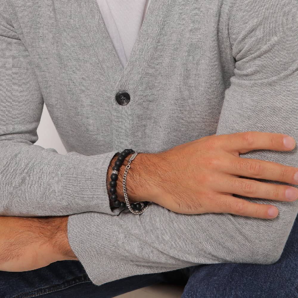 Kuzzoi Panzer-Armband Set | Onyx (Schwarz) Rabatte dieses Monats