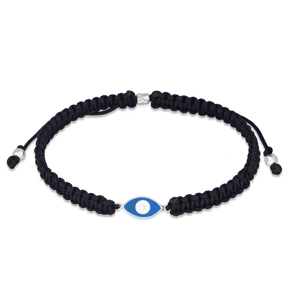 Kuzzoi Armband Evil Eye | Nylon (Schwarz) Fabrik Onlineshop