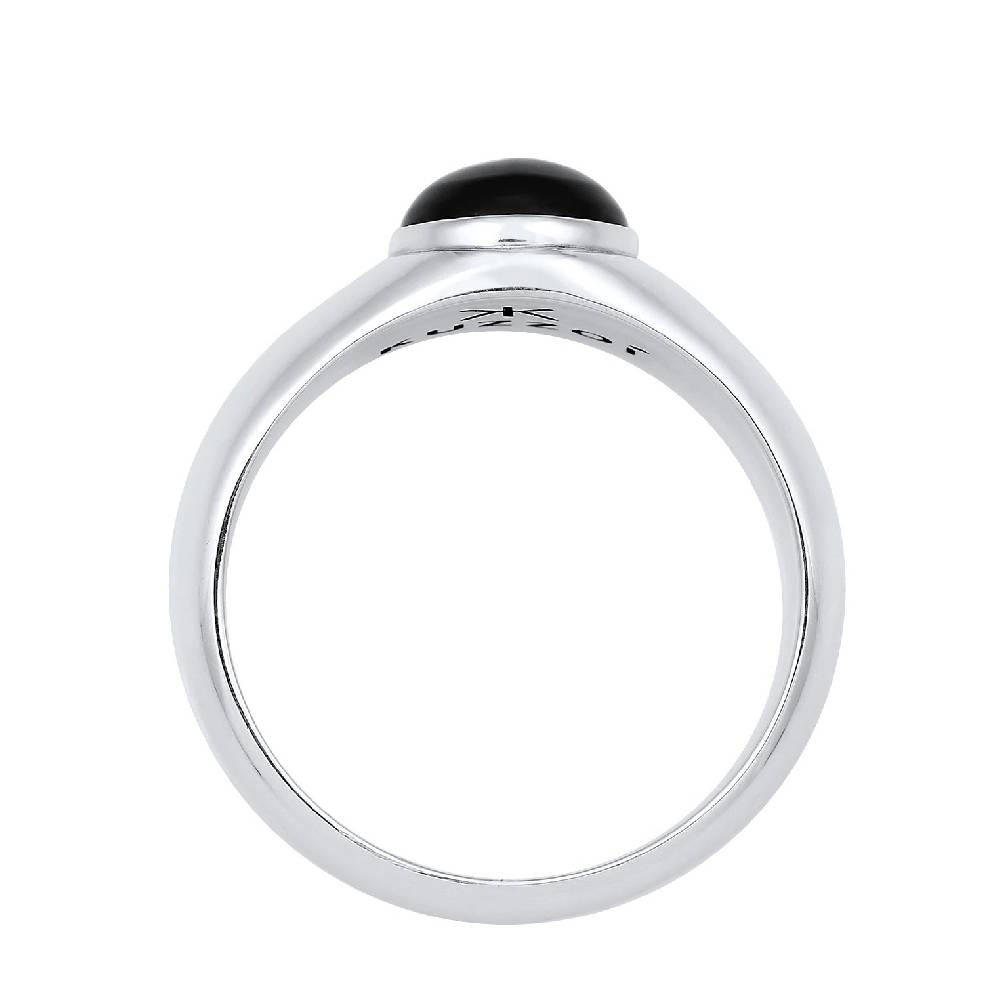 Kuzzoi Siegelring Oval | Onyx (Schwarz) Cyber Monday