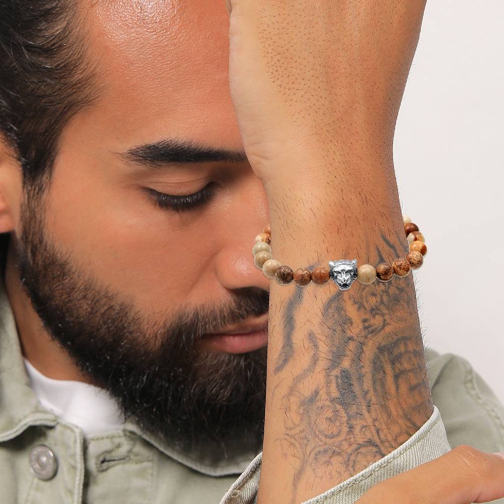 Kuzzoi Armband Tigerkopf | Achat (Braun) JETZT KAUFEN