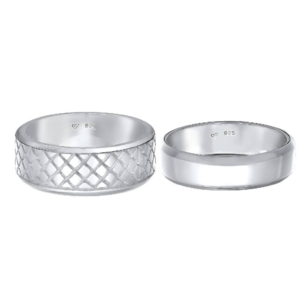 Kuzzoi Bandring 2er Set Struktur Super Rabatt