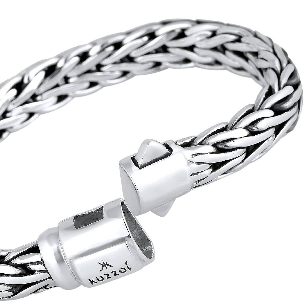 Kuzzoi Glieder-Armband Massiv Versandkostenfrei