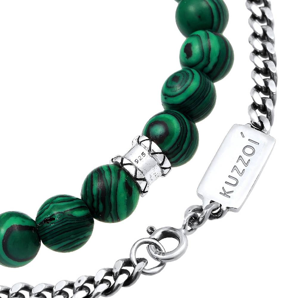 Kuzzoi Armbandset Perlen | Malachit (synt.) Flash Sale