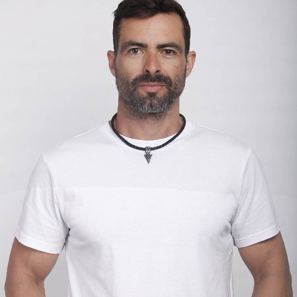 Kuzzoi Halskette Pfeil Anhänger | Leder Online Shopping