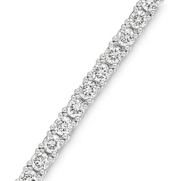 Leaf Jewelry Tennisarmband mit Diamanten, Weißgold, 3.42ct, 17.0cm Große Rabatte