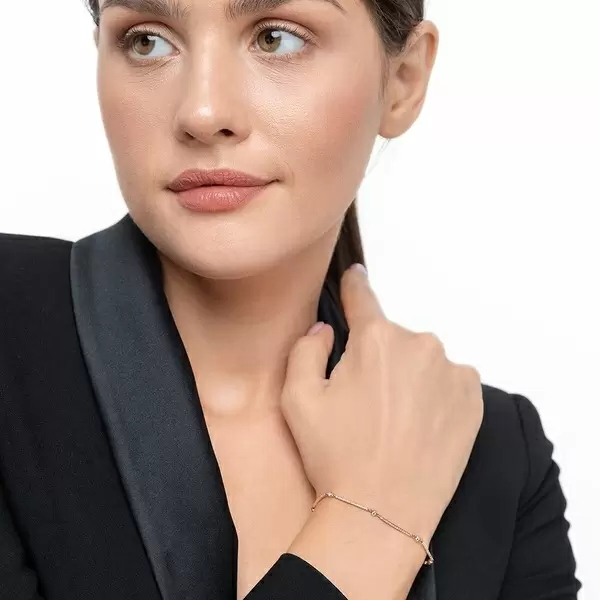 Leaf Jewelry Armband Bar, 18K Weissgold, Diamanten Neuheiten