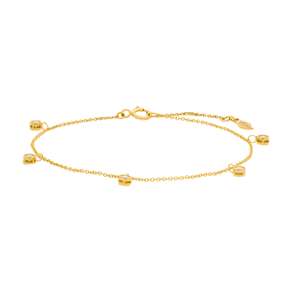 Leaf Jewelry Armkette "my first diamond" Charms, 14 K Gelbgold Bestseller