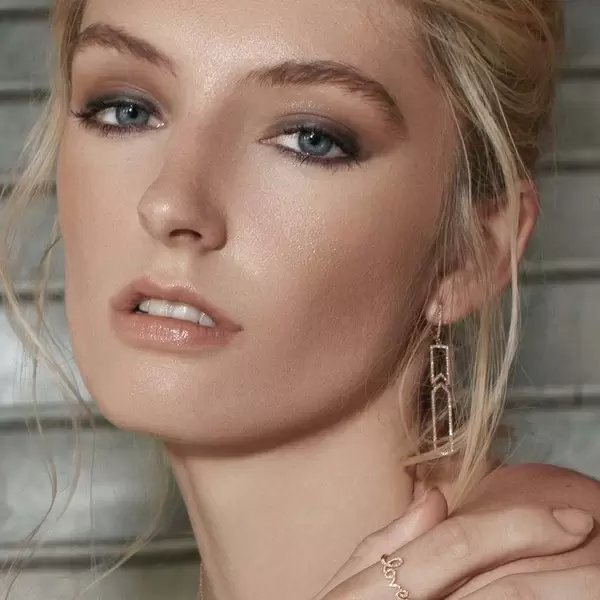 Leaf Jewelry Ohrringe Unique mit Diamanten, 18 K Weißgold Begrenzte Freigabe