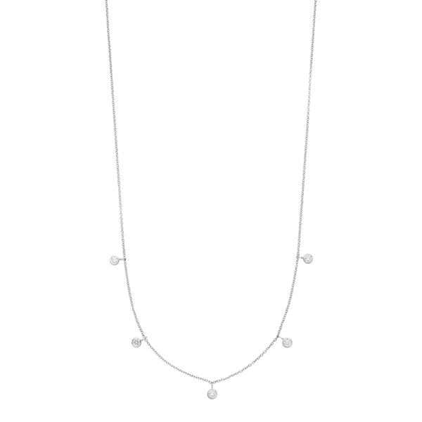 Leaf Jewelry Halskette "my first diamond" Charms, 14 K Weißgold Bis zu 65% Rabatt