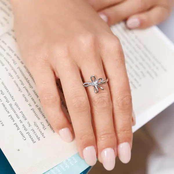 Leaf Jewelry Ring Blossom, 18 K Gelbgold vergoldet Angebote