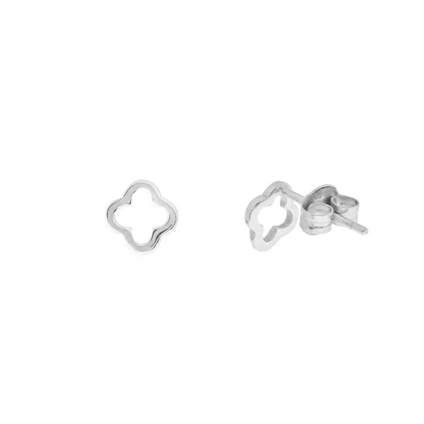 Leaf Jewelry Ohrstecker MINI Clover, 925 Sterlingsilber Jubiläumsangebot
