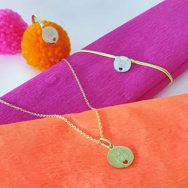 Leaf Jewelry Charity Armband GRL PWR, Koralle Begrenzte Freigabe