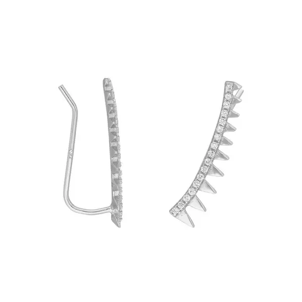 Leaf Jewelry Earclimber Memory II, 925 Sterlingsilber Neueste Stile
