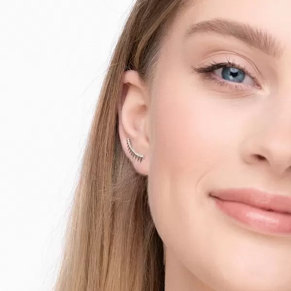 Leaf Jewelry Earclimber Memory II, 925 Sterlingsilber Neueste Stile
