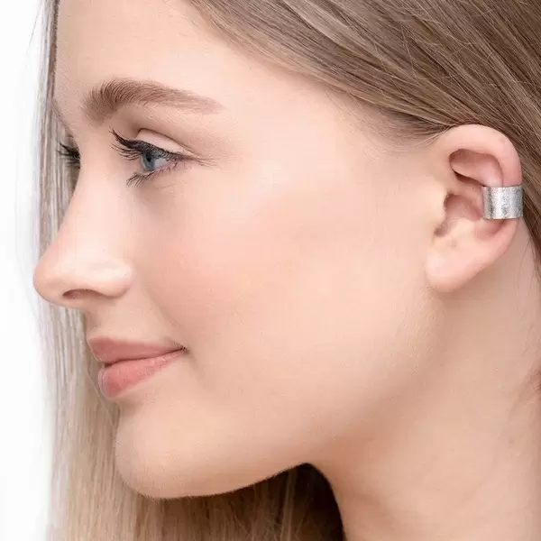 Leaf Jewelry Earcuff Matt, 10mm, 18 K Rosegold vergoldet 50% Rabatt mit kostenlosem Versand