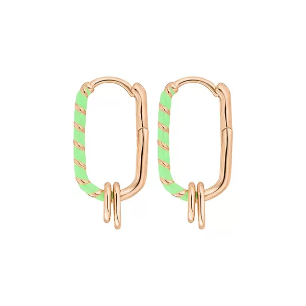 Leaf Jewelry Silber Creole, Rosegold, Neon Twist Speichern exportieren