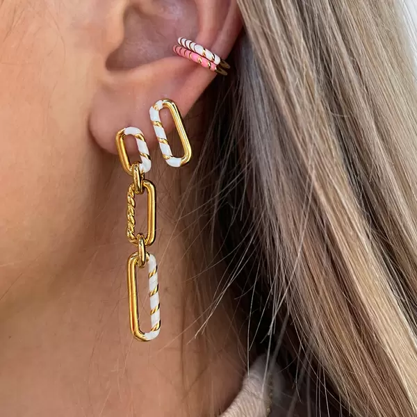 Leaf Jewelry Silber Earcuff, Gelbgold, Neon Twist Black Friday Preise