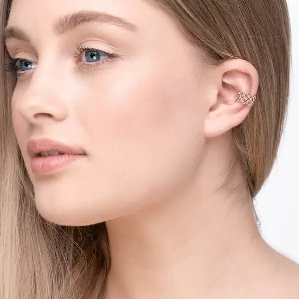 Leaf Jewelry Earcuff Grid, 18 K Rosegold vergoldet Angebote