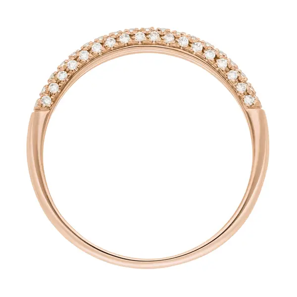 Leaf Jewelry Ring DAZZLE mit Diamanten, 14K Rosegold Black Friday