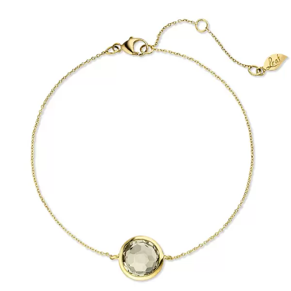 Leaf Jewelry Armkette Green Amethyst, 14 K Gelbgold Letzte 3 Tage