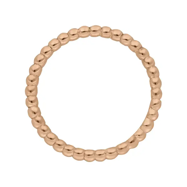 Leaf Jewelry Ring Kugel, 18 K Roségold Neueste Stile