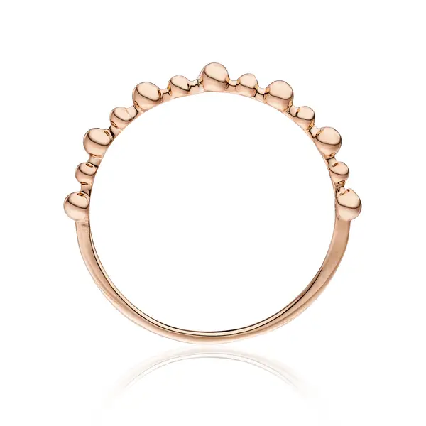 Leaf Jewelry Ring Kugel, 18 K Roségold Nur für heute
