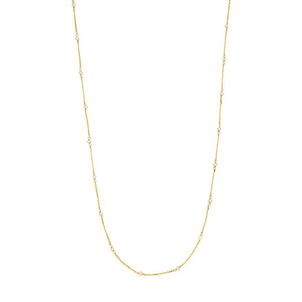 Leaf Jewelry Halskette Pearls, 14K Gelbgold Speichern exportieren