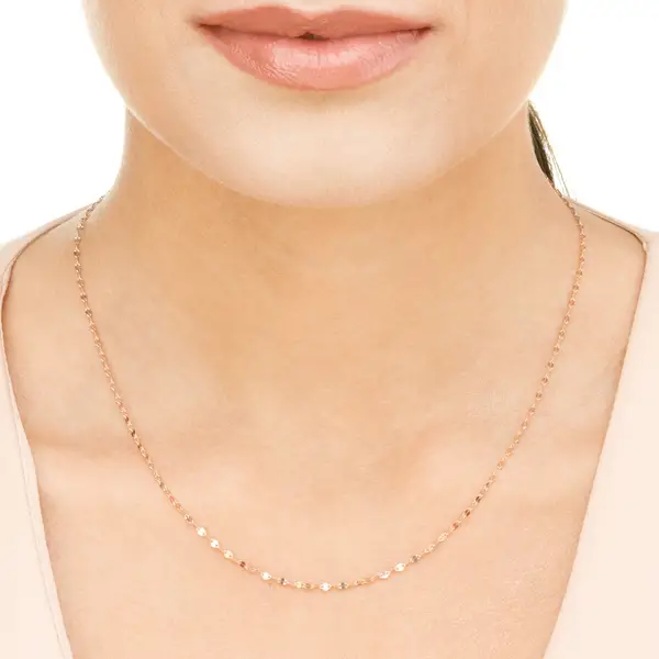 Leaf Jewelry Halskette Shiny Twist, 14K Gelbgold Schlussverkauf