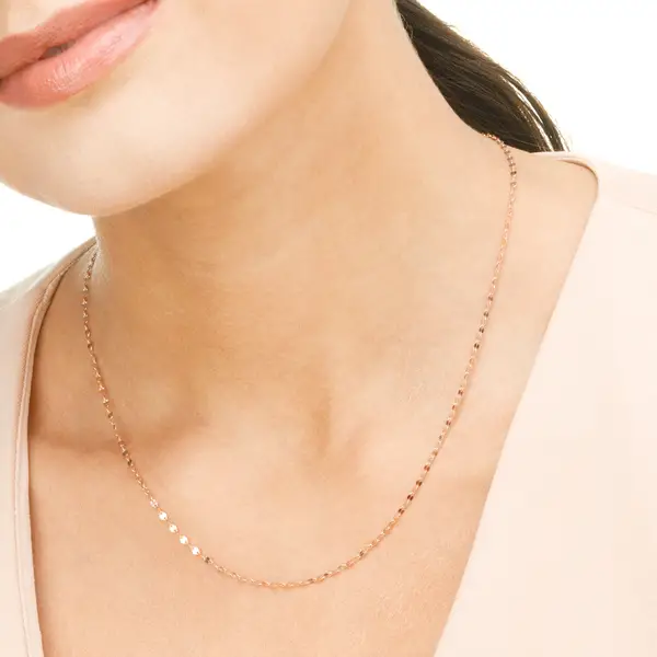 Leaf Jewelry Halskette Shiny Twist, 14K Gelbgold Schlussverkauf