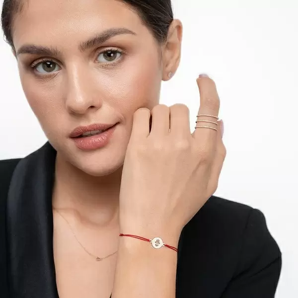 Leaf Jewelry Ring Triple mit Diamanten, 18 K Rosegold, Größe 46 Günstiger Verkauf