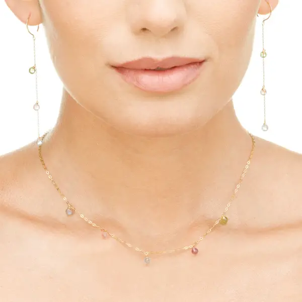 Leaf Jewelry Ohrhänger Sweet Gems, 14K Gelbgold Fabrikpreis