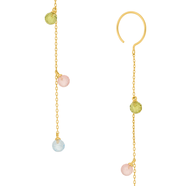 Leaf Jewelry Ohrhänger Sweet Gems, 14K Gelbgold Fabrikpreis