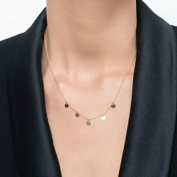 Leaf Jewelry Halskette Platelet, 14 K Gelbgold Fabrikladen