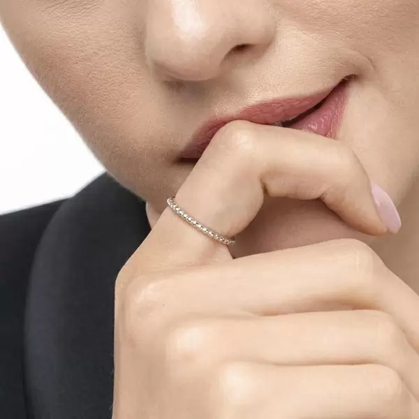 Leaf Jewelry Ring Kugel, 18 K Weissgold Black Friday