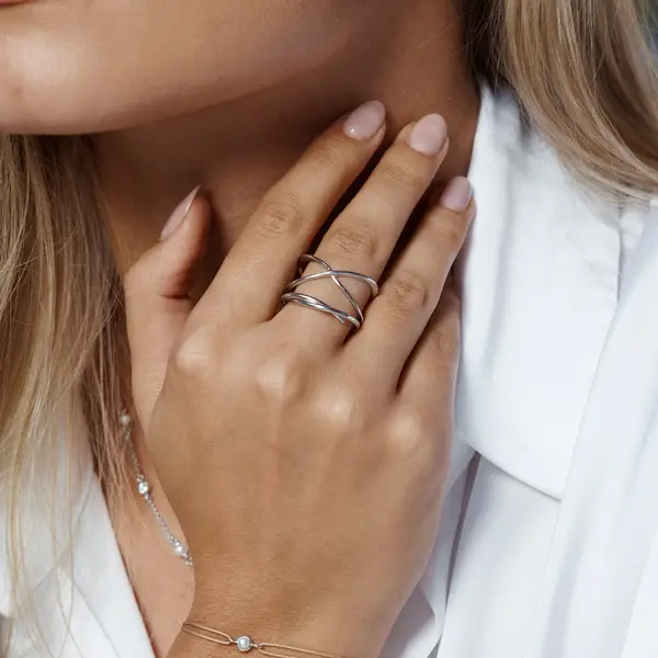 Leaf Jewelry Ring "Tupe", 925 Sterlingsilber Bis zu 60% Rabatt