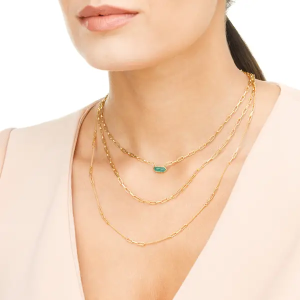 Leaf Jewelry Silber Halskette, CUBE II, Rosegold Bis zu 65% Rabatt