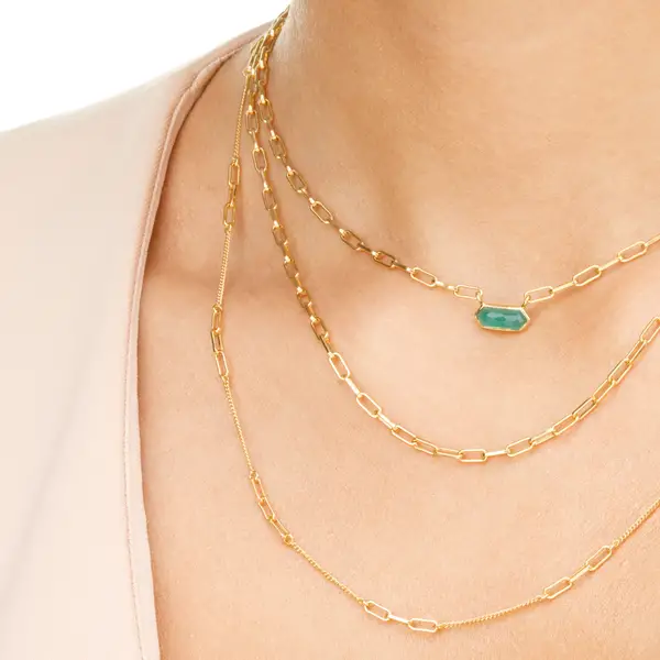 Leaf Jewelry Silber Halskette, CUBE II, Rosegold Bis zu 65% Rabatt