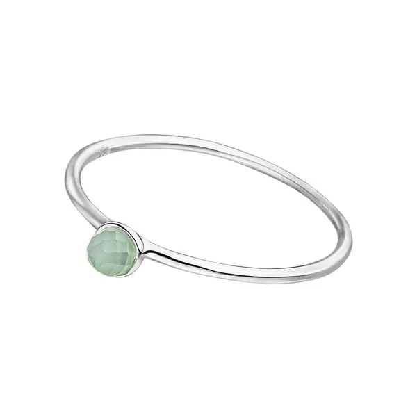 Leaf Jewelry Stacking Ring, Aqua Calzedon, 3mm, 925 Sterlingsilber Blitzangebot