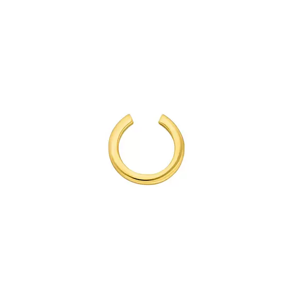 Leaf Jewelry Earcuff Basic, 10 mm, 18 K Gelbgold vergoldet Letzte 2 Tage