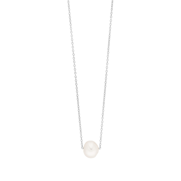 Leaf Jewelry Halskette Perlen Tropfen, 925er Silber Bis zu 55% Rabatt