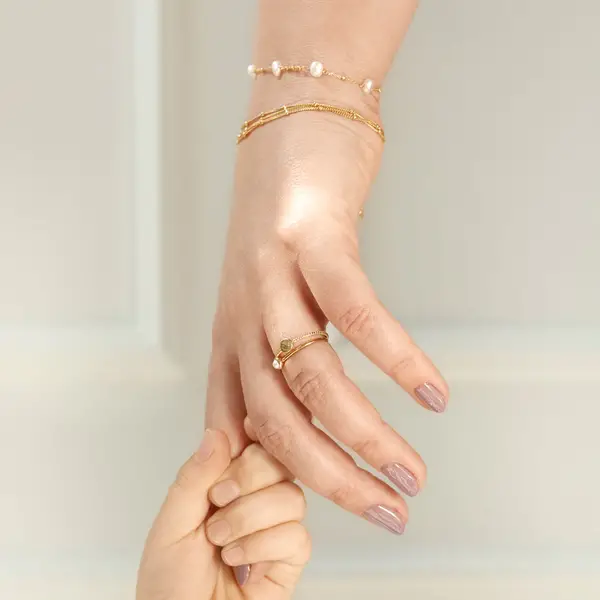Leaf Jewelry Silber Armkette, WATERFALL, Gelbgold Discount Store für neue Produkte