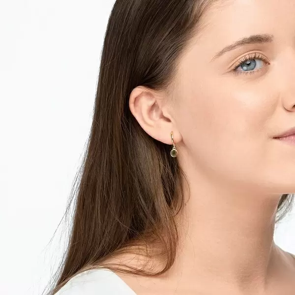 Leaf Jewelry Single Creole PLATELET, 18 K Gelbgold vergoldet 50% Rabatt für begrenzte Zeit