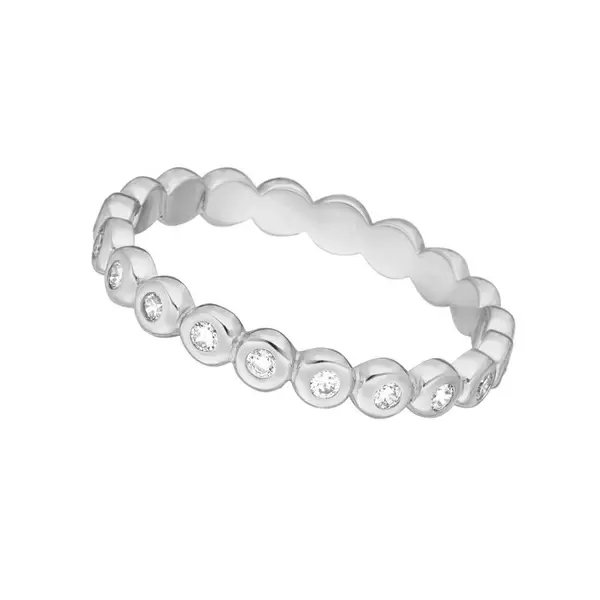 Leaf Jewelry Ring Balls mit Zirkonia, 925 Sterlingsilber Online Outlet