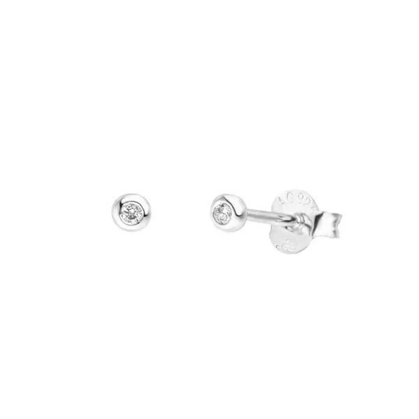 Leaf Jewelry Ohrstecker MINI Pure 18 K Gelbgold vergoldet, 925 Sterlingsilber Bestseller