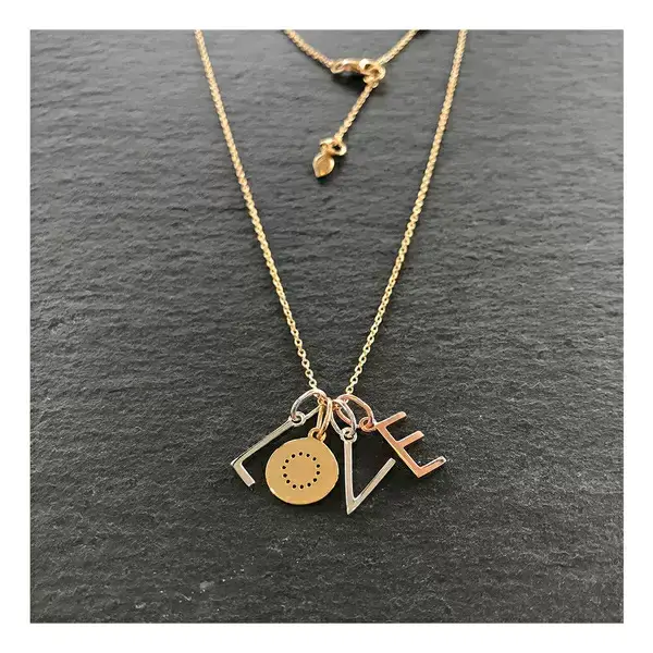 Leaf Jewelry Buchstaben Halskette-B VIP-Rabatte